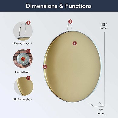 American Art Décor Never Trust An Atom Dome Metal Sign