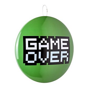 American Art Décor Game Over Dome Metal Sign
