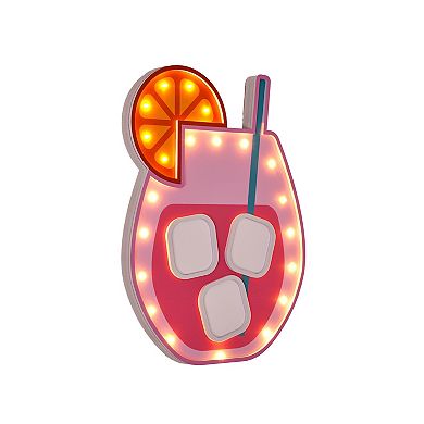 American Art Décor LED Cocktail Wall Sign