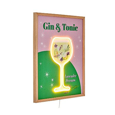 American Art Décor Gin & Tonic Wall Decor