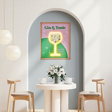 American Art Décor Gin & Tonic Wall Decor