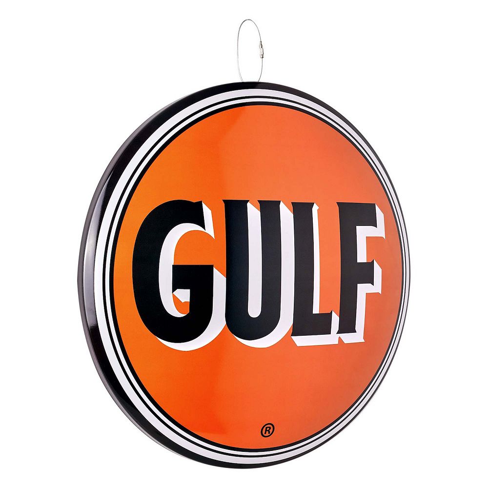 American Art Décor Gulf Vintage Metal Sign