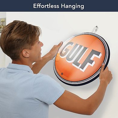 American Art Décor Gulf Vintage Metal Sign