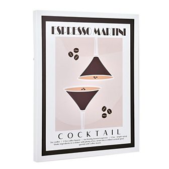 American Art Décor Martini Cocktail Poster