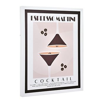 American Art Décor Martini Cocktail Poster