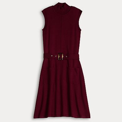 Women's Robbie Bee Sleeveless Full Fashion Sweater Dress