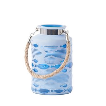 Studio 66 Blue Ocean Hurricane Table Decor