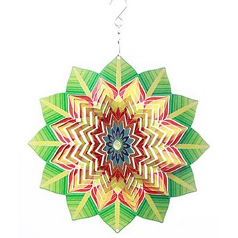 Evergreen Enterprises Leaf Illusion Spinner Indoor / Outdoor Hanging Decor