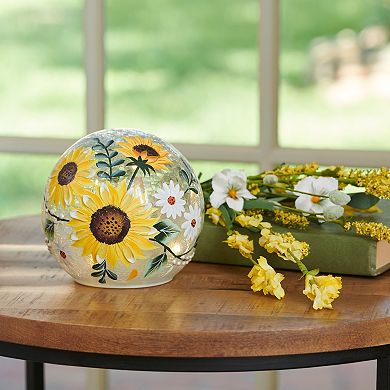 Studio 66 Simply Sunflowers LED Mini Orb Table Decor