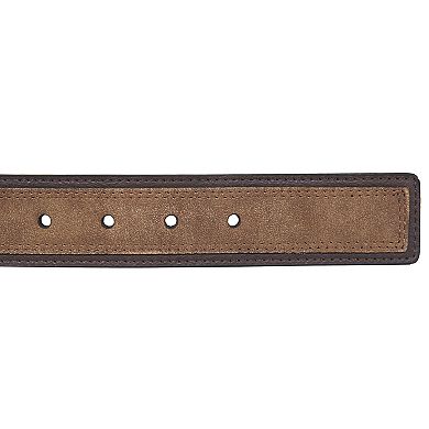 Men's Nautica Casual Overlay Leather Belt