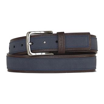 Men's Nautica Casual Overlay Leather Belt