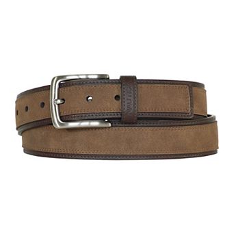 Men's Nautica Casual Overlay Leather Belt
