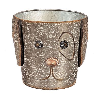 Evergreen Enterprises Metal Dog Bucket Planter 3-piece Set