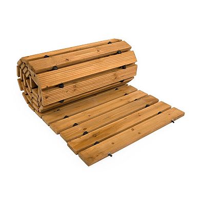 Evergreen Enterprises Portable Roll-Out Straight Hardwood Pathway