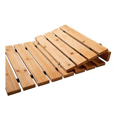 Evergreen Enterprises Portable Roll-Out Straight Hardwood Pathway