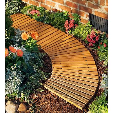 Evergreen Enterprises Roll-Out Curved Hardwood Pathway