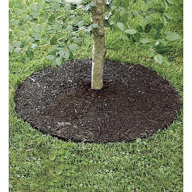 Evergreen Enterprises Permanent Mulch Recycled Rubber Tree Ring