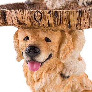 Evergreen Enterprises Playful Puppies Birdbath