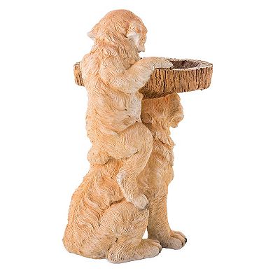 Evergreen Enterprises Playful Puppies Birdbath