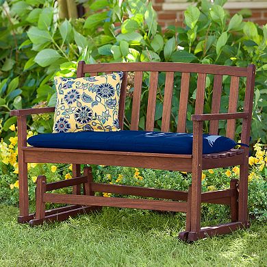 Evergreen Enterprises Eucalyptus Wood Love Seat Glider