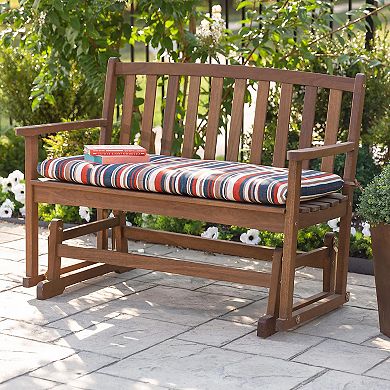 Evergreen Enterprises Eucalyptus Wood Love Seat Glider