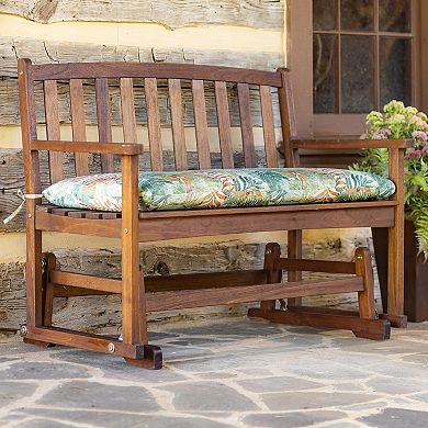 Evergreen Enterprises Eucalyptus Wood Love Seat Glider