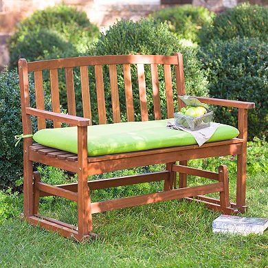 Evergreen Enterprises Eucalyptus Wood Love Seat Glider