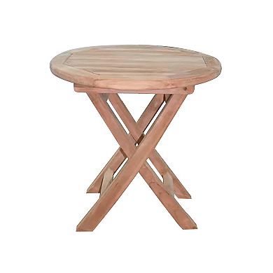 Evergreen Enterprises Teak Mini Round Table