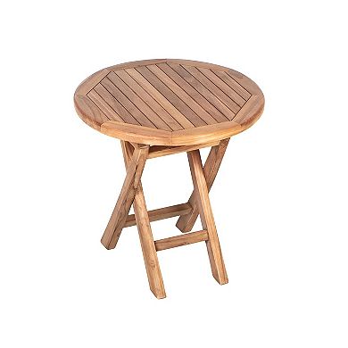 Evergreen Enterprises Teak Mini Round Table