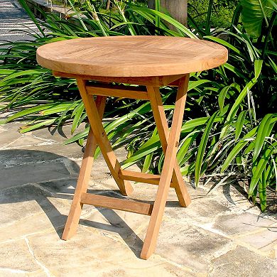Evergreen Enterprises Teak Mini Round Table