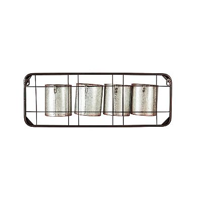 Evergreen Enterprises Galvanized Metal "Love" Wall Pockets