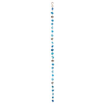 Evergreen Enterprises Blue Glass Rain Chain