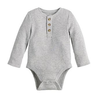 Baby Jumping Beans® Long Sleeve Thermal Henley Bodysuit