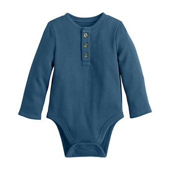 Baby Jumping Beans® Long Sleeve Thermal Henley Bodysuit
