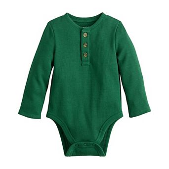 Baby Jumping Beans® Long Sleeve Thermal Henley Bodysuit