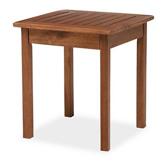 Evergreen Enterprises Eucalyptus Wood Side Table
