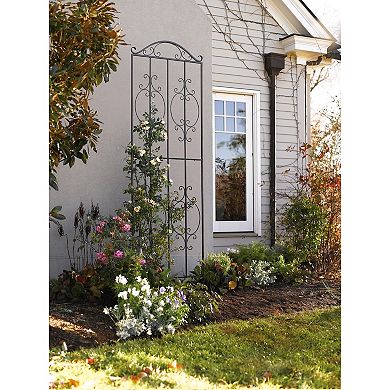 Evergreen Enterprises Montebello Metal Tall Garden Trellis