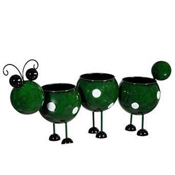 Evergreen Enterprises Metal Caterpillar Planter