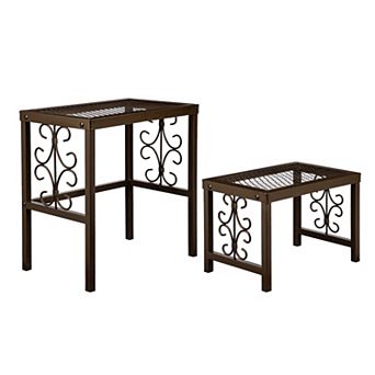 Evergreen Enterprises 2 pc Montebello Plant Stand Set