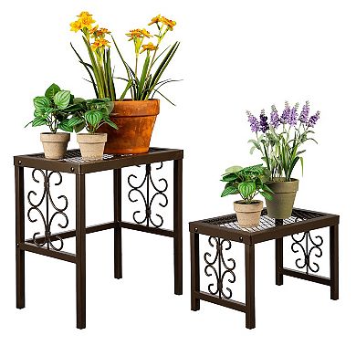 Evergreen Enterprises 2-pc. Montebello Plant Stand Set