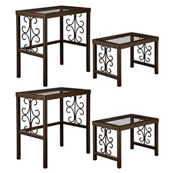 Evergreen Enterprises 4 pc Montebello Plant Stand Set
