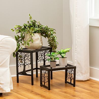 Evergreen Enterprises Set of 2 Tree of Life Plant Stands