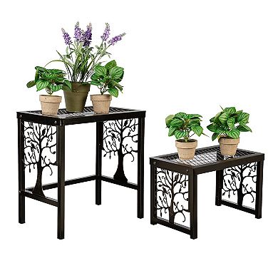 Evergreen Enterprises Set of 2 Tree of Life Plant Stands