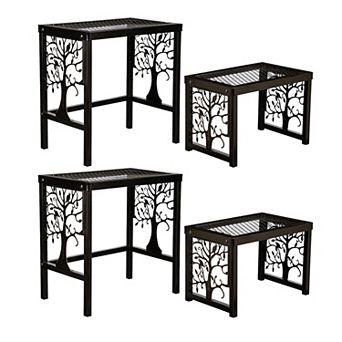 Evergreen Enterprises Tree of Life Plant Stand Set of (4)