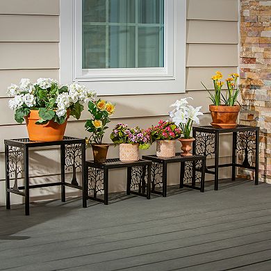 Evergreen Enterprises Tree of Life Plant Stand Set of (4)