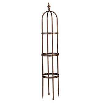 Evergreen Enterprises 5' Powder-Coated Steel Garden Obelisk