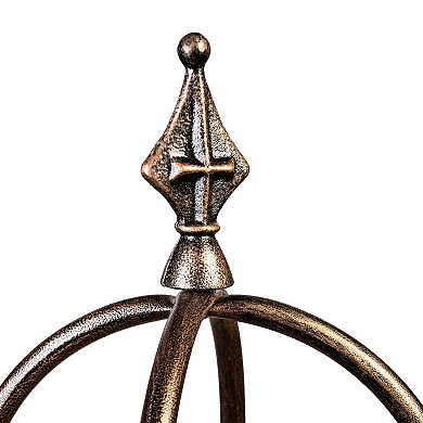 Evergreen Enterprises 5' Powder-Coated Steel Garden Obelisk