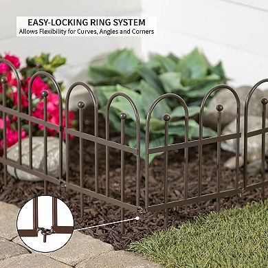 Evergreen Enterprises Scroll Iron Garden Edging