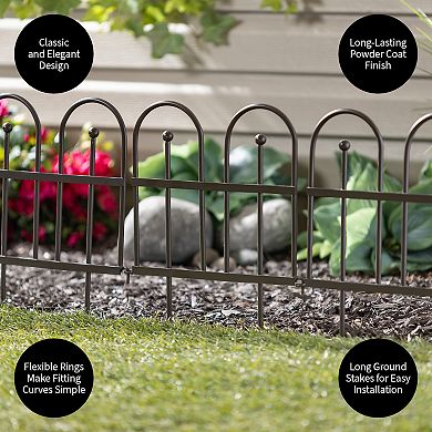 Evergreen Enterprises Scroll Iron Garden Edging