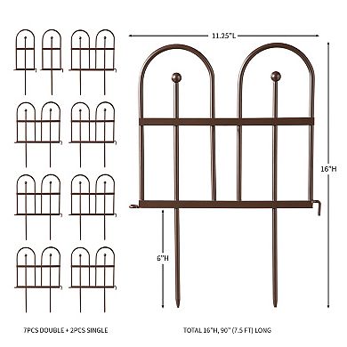 Evergreen Enterprises Scroll Iron Garden Edging